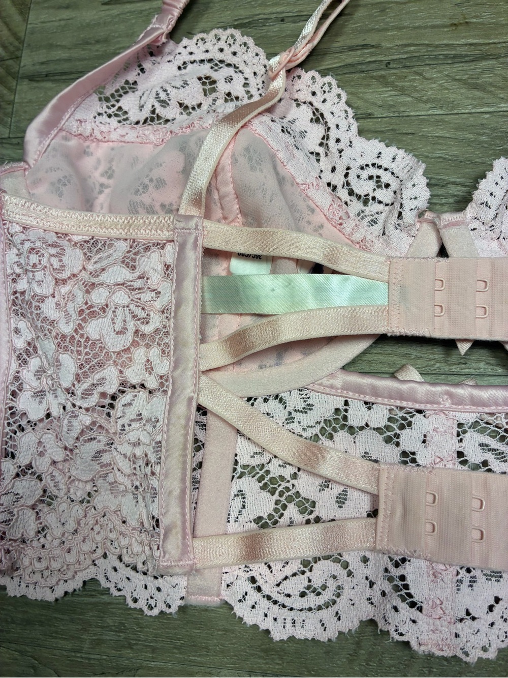 For Love and Lemons Creamsicle Lace Bustier Top - Picture 7 of 12